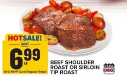 Food Lion BEEF SHOULDER ROAST OR SIRLOIN TIP ROAST offer