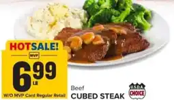 Food Lion Beef CUBED STEAK offer