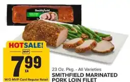 Food Lion Smithfield marinated pork loin filet offer
