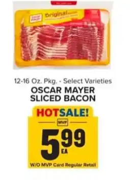 Food Lion Oscar mayer sliced bacon offer