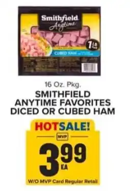 Food Lion Smithfield anytime favorites diced or cubed ham offer
