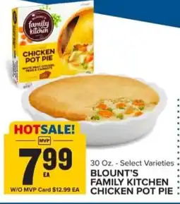 Food Lion Blount's chicken pot pie offer