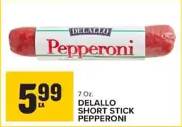 Food Lion Delallo short stick pepperoni offer