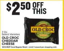 Food Lion Old croc extra sharp eddar cheese offer