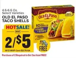 Food Lion Old el paso taco shells offer