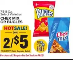 Food Lion Chex mix or bugles offer