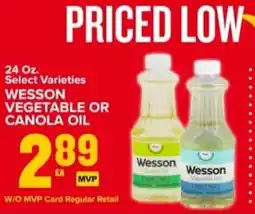 Food Lion Wesson vegetable or canola oil offer