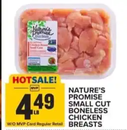 Food Lion Nature's promise small cut boneless chicken breasts offer
