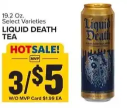 Food Lion Liquid death tea offer