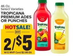 Food Lion Tropicana premium ades or punches offer