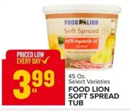 Food Lion Food lion soft spread tub offer