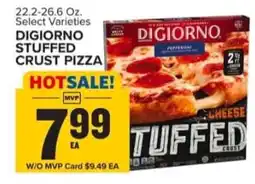 Food Lion Digiorno stuffed crust pizza offer