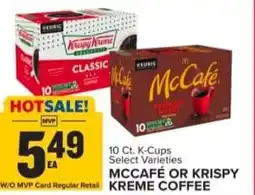 Food Lion Mccafé or krispy kreme coffee offer