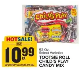 Food Lion Tootsie roll child's play candy mix offer