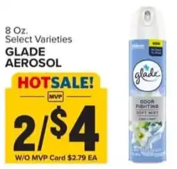 Food Lion Glade aerosol offer