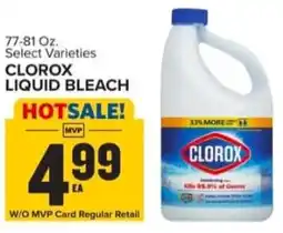 Food Lion Clorox liquid bleach offer