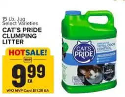 Food Lion Cat's pride clumping litter offer