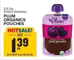 Food Lion Plum organics pouches offer
