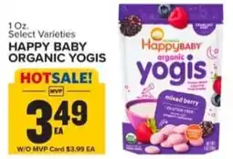 Food Lion Happy baby organic yogis offer