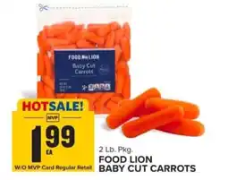 Food Lion Foodalion baby cut carrots offer