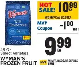 Food Lion Wyman's frozen fruit mvp offer