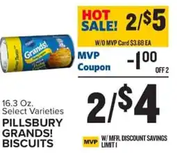 Food Lion Pillsbury grands! biscuits offer