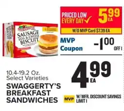 Food Lion Swaggerty's breakfast sandwiches offer