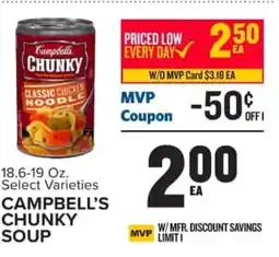 Food Lion Campbell's chunky soup offer