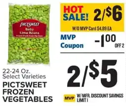 Food Lion Pictsweet frozen vegetables offer
