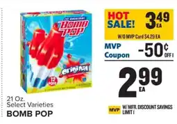 Food Lion Bomb pop offer