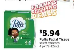 Fareway Puffs Facial Tissue offer
