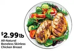 Fareway All-natural boneless skinless chicken breast offer
