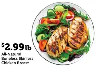 Fareway All-natural boneless skinless chicken breast offer