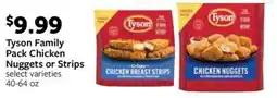 Fareway Tyson Family Pack Chicken Nuggets or Strips offer
