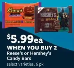 Fareway Reese's or hershey's candy bars offer