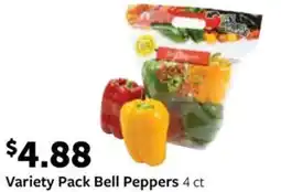 Fareway Variety Pack Bell Peppers 4 ct offer
