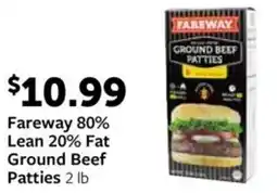 Fareway Fareway 80% Lean 20% Fat Ground Beef offer
