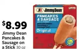 Fareway Jimmy Dean Pancakes & Sausage on a Stick offer
