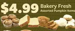 Fareway Assorted Pumpkin Items offer