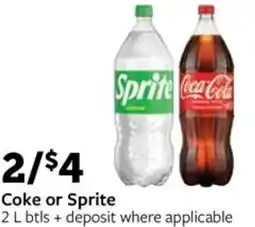 Fareway Coke or Sprite offer