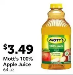 Fareway Mott's 100% Apple Juice offer