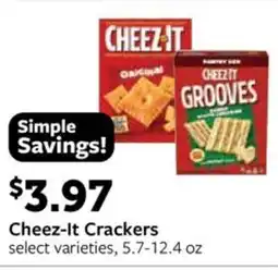 Fareway Cheez-It Crackers offer