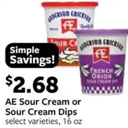 Fareway AE Sour Cream or Sour Cream Dips offer