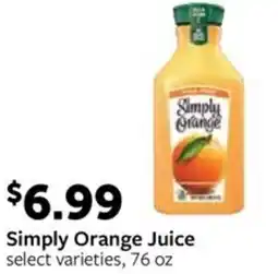 Fareway Simply Orange Juice offer