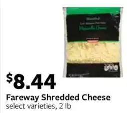 Fareway Fareway Shredded Cheese offer