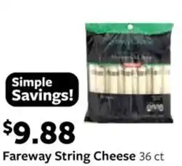 Fareway Fareway String Cheese 36 ct offer