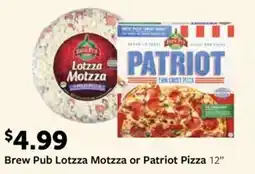 Fareway Brew Pub Lotzza Motzza or Patriot Pizza 12 offer