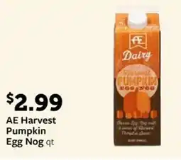 Fareway AE Harvest Pumpkin Egg Nog offer