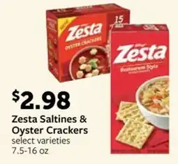 Fareway Zesta Saltines & Oyster Crackers offer