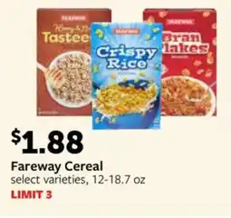 Fareway Fareway Cereal offer